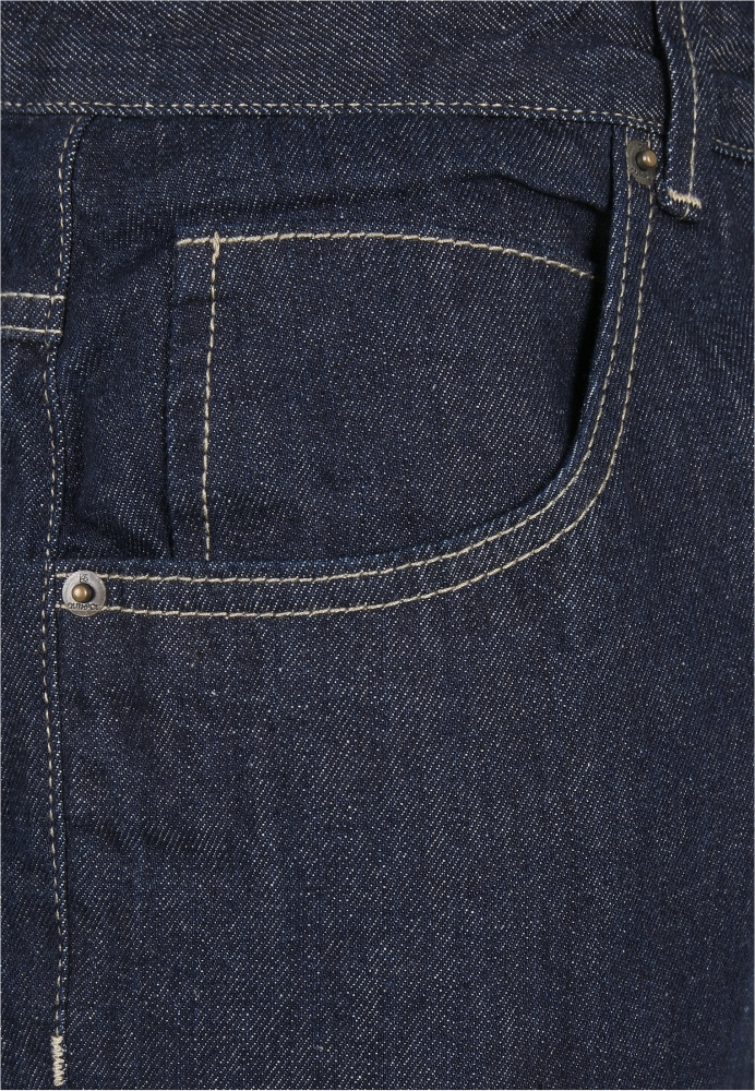 Southpole broderie Denim bleumarin albastru