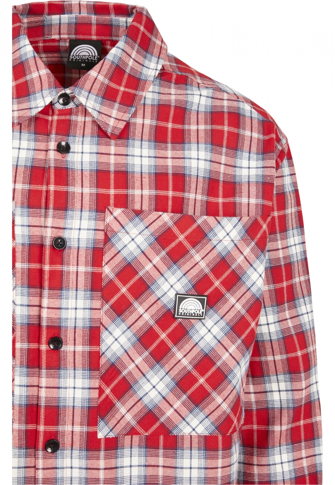 Southpole in carouri Woven Shirt rosu sp