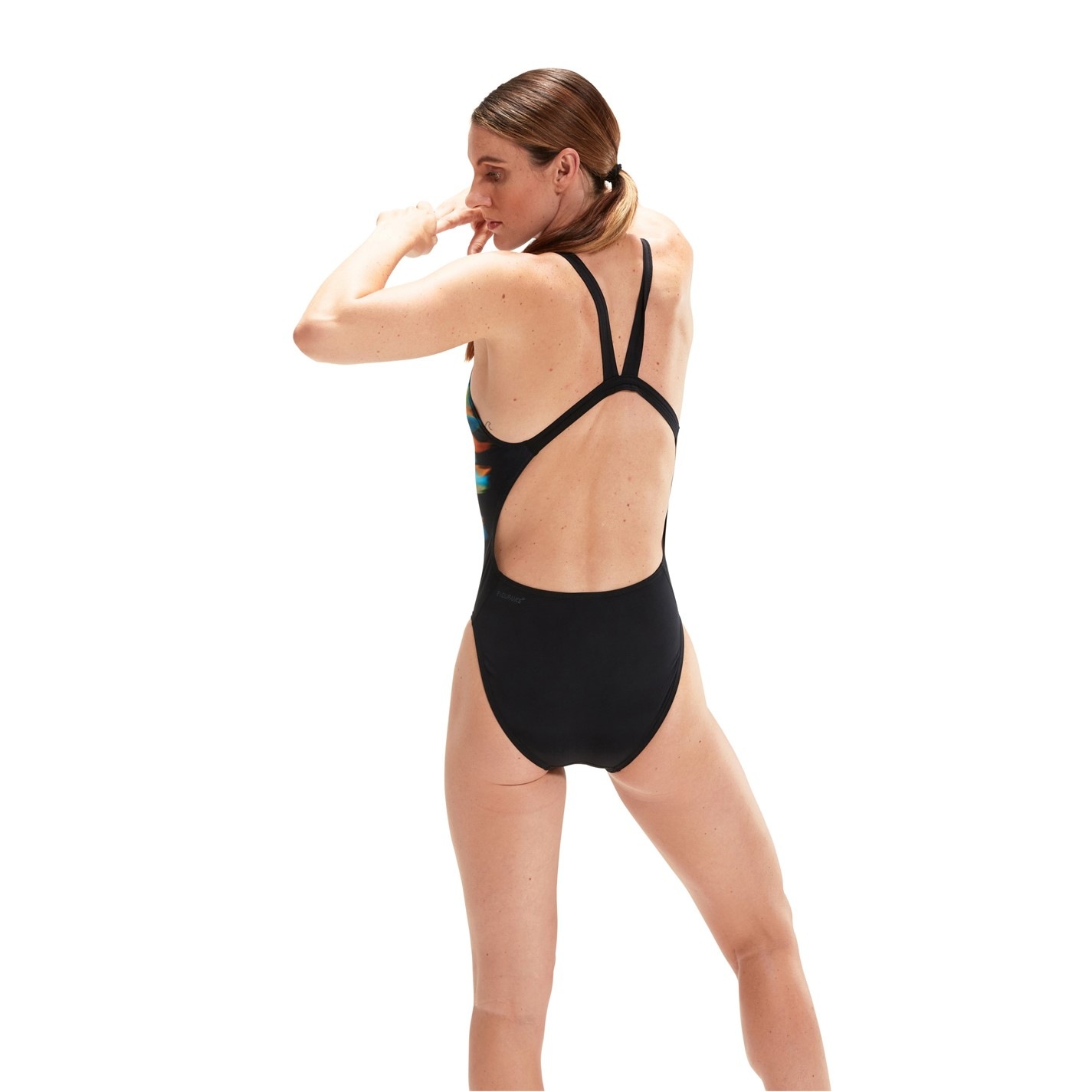 Speedo Pl Dg Lbk 1Pc femei negru albastru