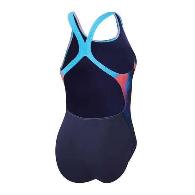 Speedo PlacDigiPback femei bleumarin rosu albastru