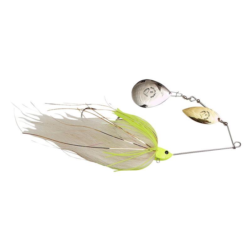 SPINNERBAIT DA MEGA BUSH NR 8 55G alb CHARTRUESE marime SAVAGE GEAR