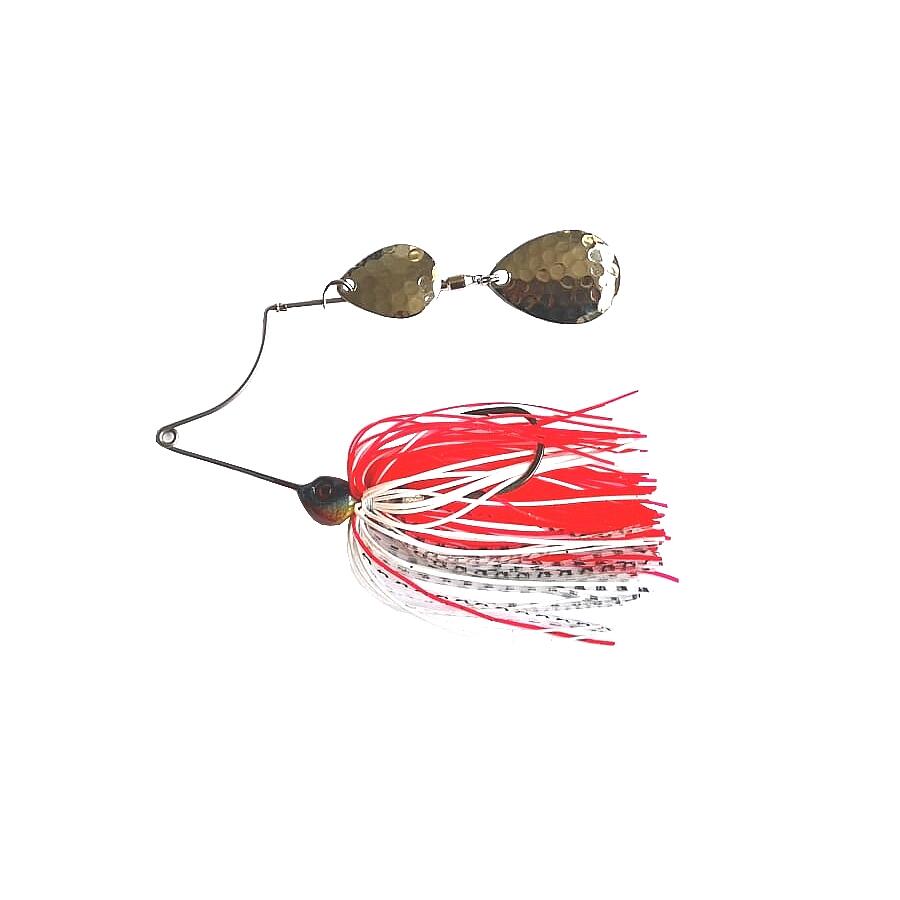 SPINNERBAIT SHALLOW KILLER COL ALB NEGRU ROSU 7G BERTI