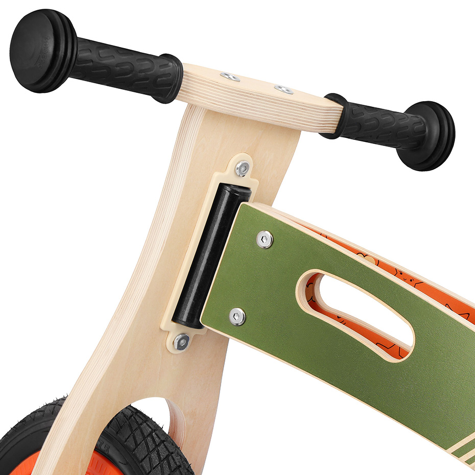 Spokey Woo Ride Duo Balance Bike portocaliu-verde 940905