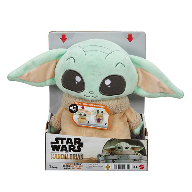 Star Wars SW Jumping Grogu Feature Plush multicolor format and universal