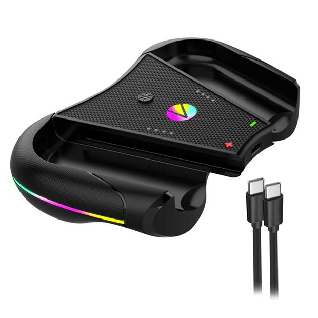 Stealth Light-Up Play & Charge Comfort Controller for Switch multicolor