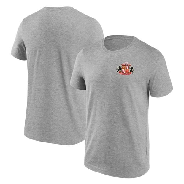 Tricou Sunderland AFC Small Crest pentru Barbati gri