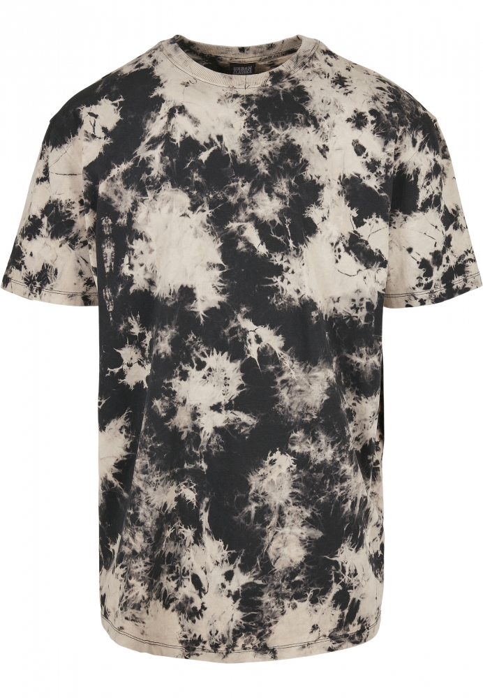 Tricou supradimensionat Bleached negru Urban Classics