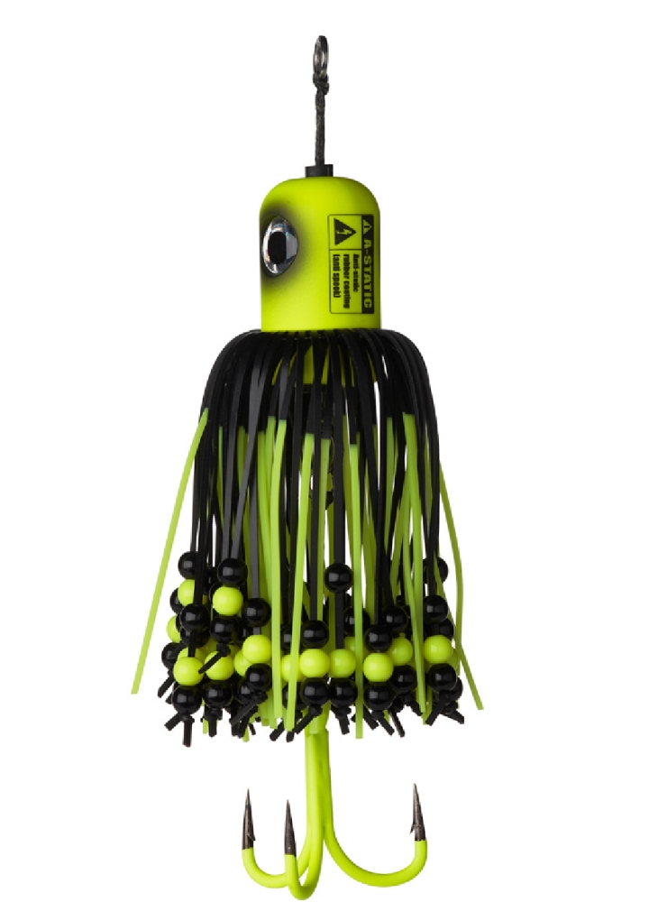 TEASER MADCAT A-STATIC CLONK NR 3 0 16CM 150G galben FLUO UV marime 3-0 DAM