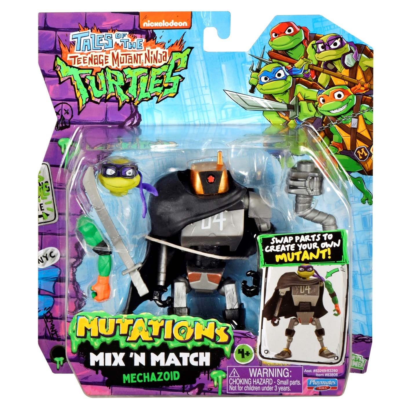 Teenage Mutant Ninja Turtles of Teenage Mutant Ninja Turtles: Mutations Mix and Match Mutant Figure