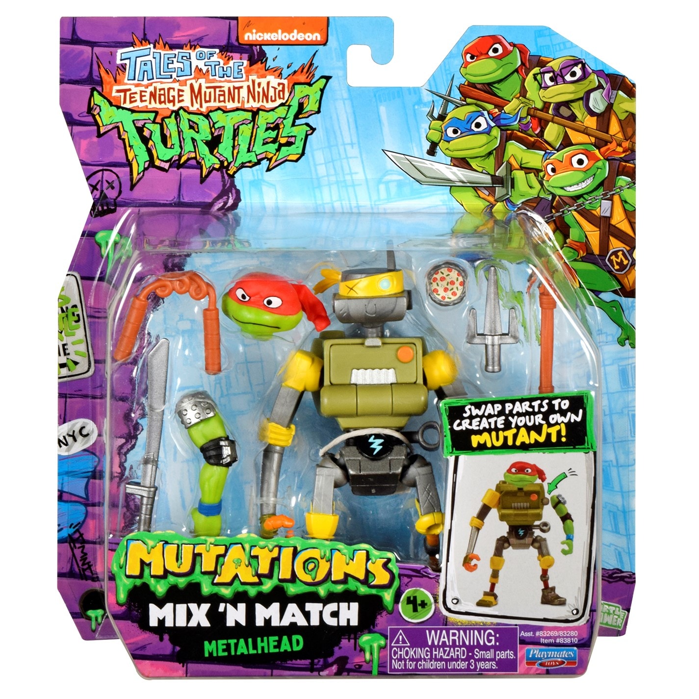 Teenage Mutant Ninja Turtles of Teenage Mutant Ninja Turtles: Mutations Mix and Match Mutant Figure