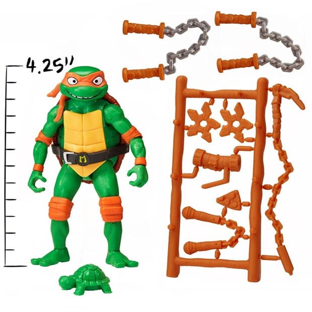 Teenage Mutant Ninja Turtles Mutant Ninja Turtles Michaelangelo Basic Figure multicolor