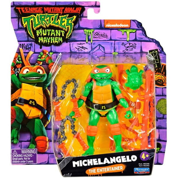 Teenage Mutant Ninja Turtles Mutant Ninja Turtles Michaelangelo Basic Figure multicolor