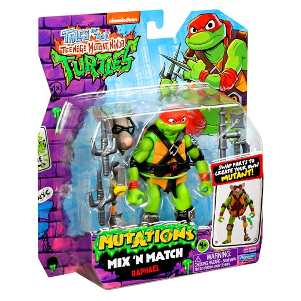 Teenage Mutant Ninja Turtles of Teenage Mutant Ninja Turtles: Mutations Mix and Match 4.5-Inch Raphael