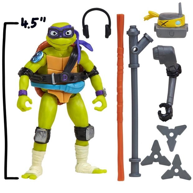 Teenage Mutant Ninja Turtles of Teenage Mutant Ninja Turtles: Mutations Mix and Match 4.5-Inch Donatello