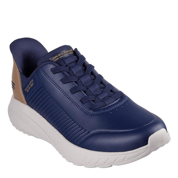 Tenisi fara siret Skechers Bobs Squad Chaos pentru Barbati bleumarin mov