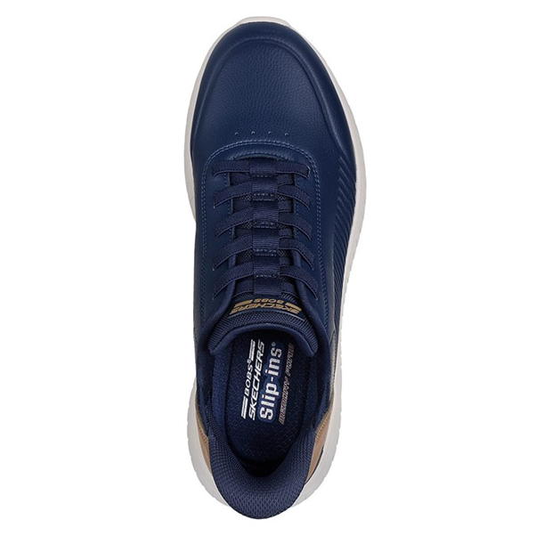 Tenisi fara siret Skechers Bobs Squad Chaos pentru Barbati bleumarin mov