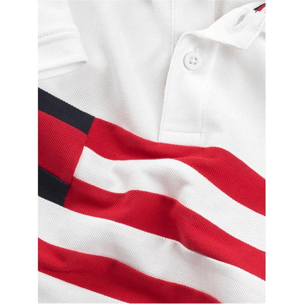 Tommy Hilfiger FLAG COLOUR BLOCK POLO SS alb yaf