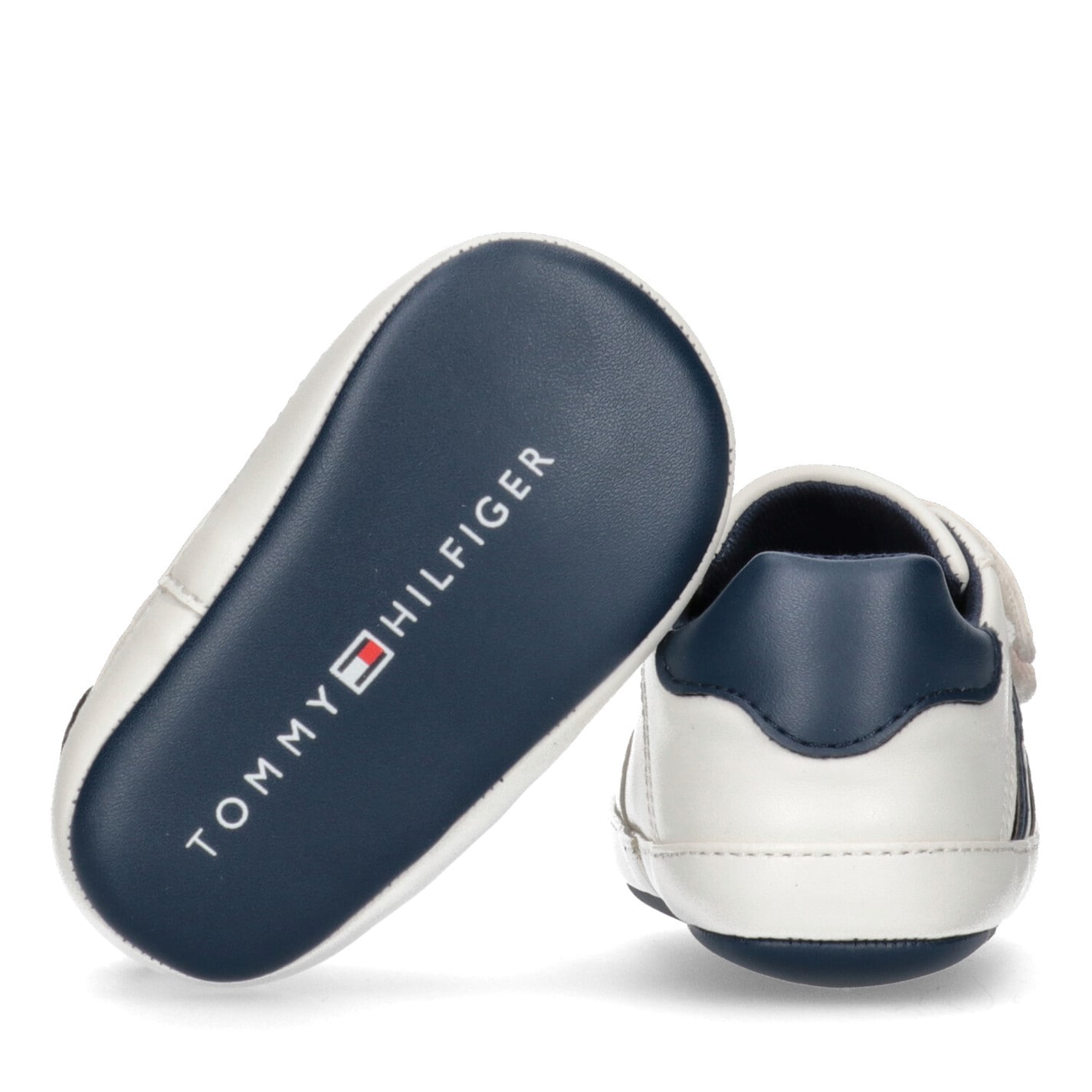 Tommy Hilfiger Tommy Flag Velcro Lo bebelusi off alb albastru