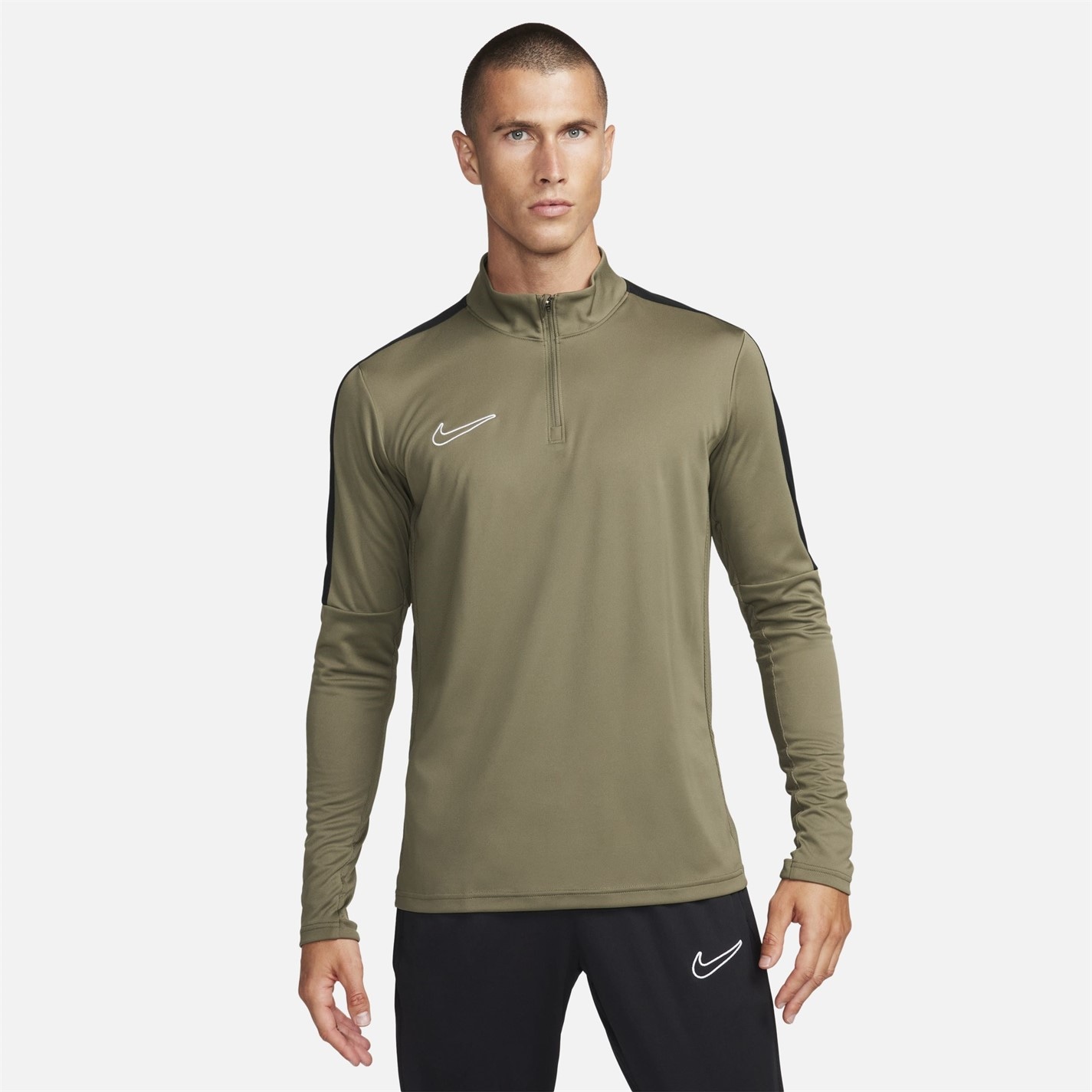 Top antrenament fotbal Nike Dri-FIT Academy pentru Barbati oliv negru