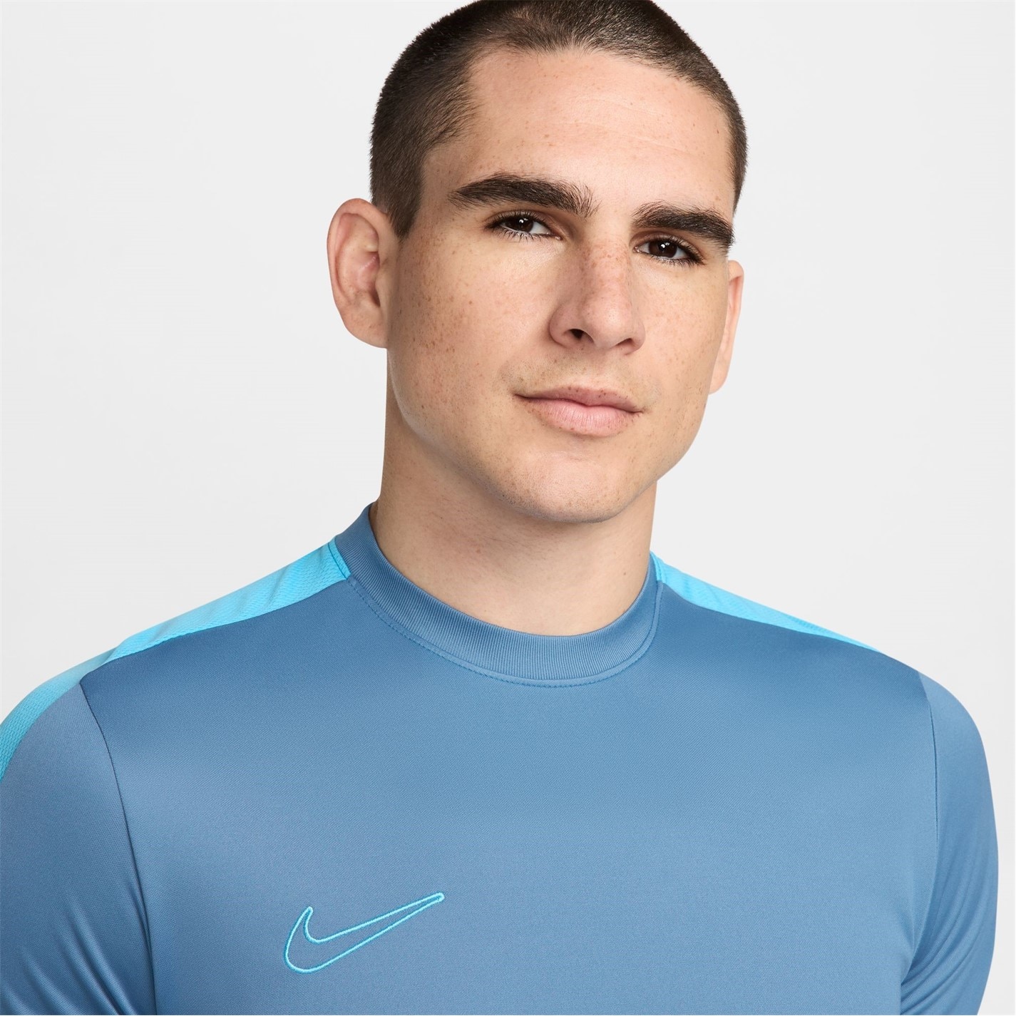 Top fotbal maneca scurta Nike Dri-FIT Academy pentru Barbati albastru gri