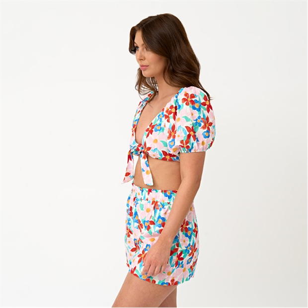 Top scurt Be You Beach Co-ord pentru Femei