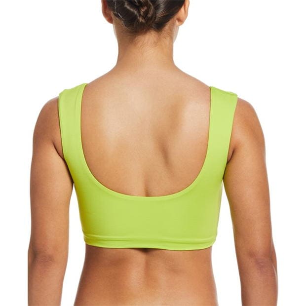 Top scurt Nike Essentials Swim negru verde