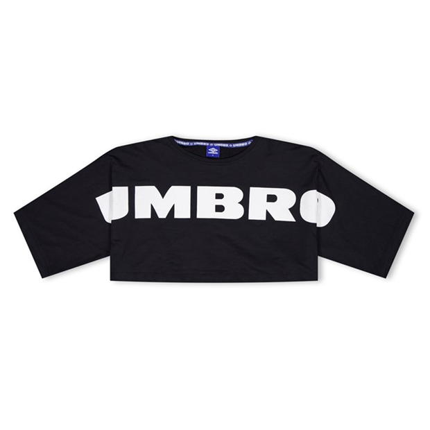 Top scurt Umbro Jago femei slm brt alb