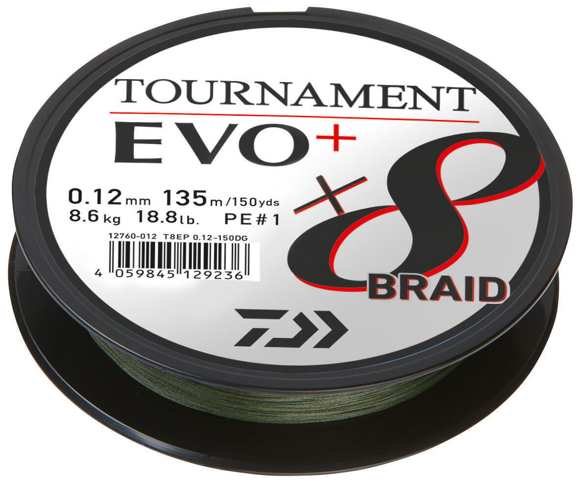 TOURNAMENT 8XBRAID EVO+ 016MM 12,2KG 135M DAIWA