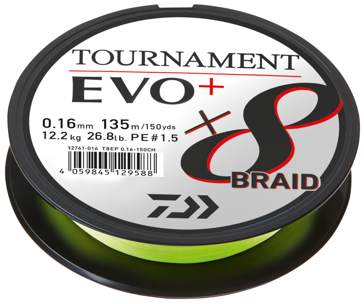 TOURNAMENT 8XBRAID EVO+ CHART 008MM 4,9KG 135M DAIWA