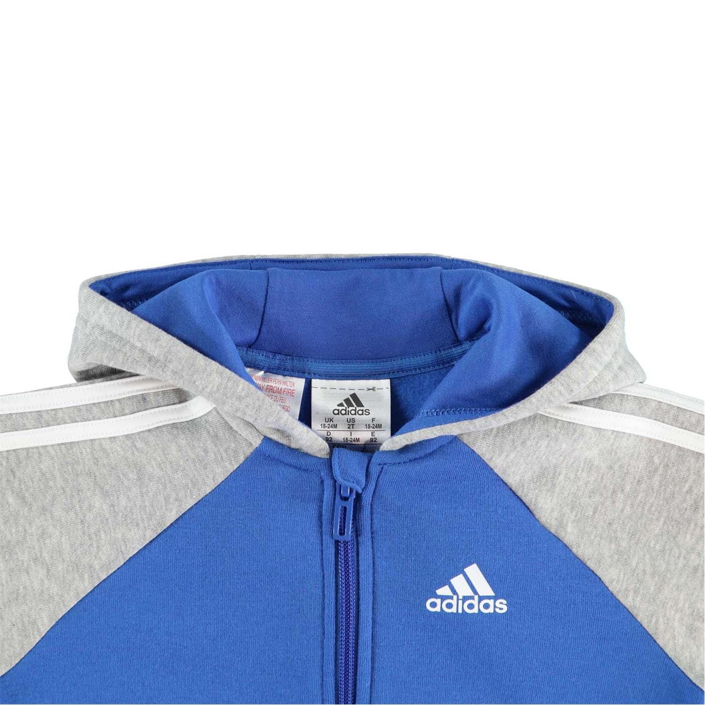 Trening adidas 3 cu dungi Babies albastru gri