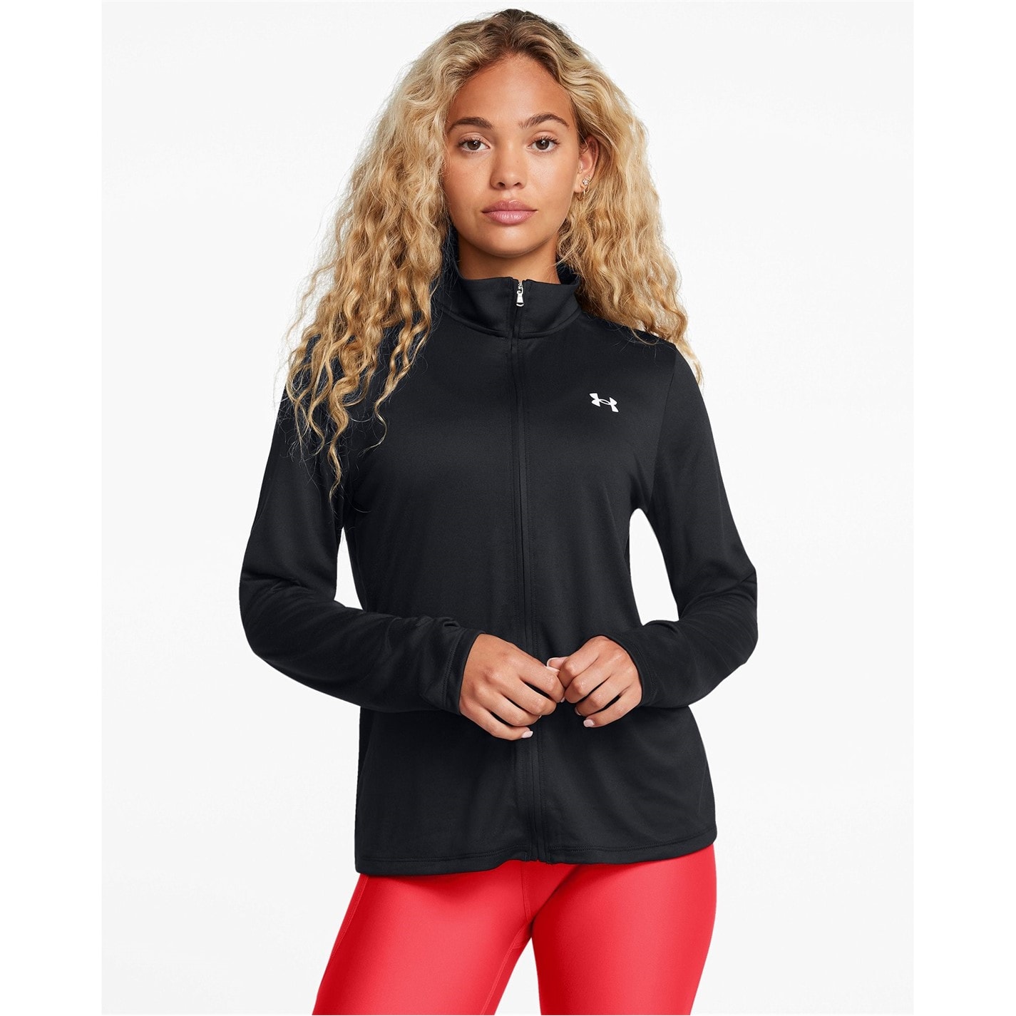 Trening cu fermoar Under ARMOUR Tech Top pentru femei negru