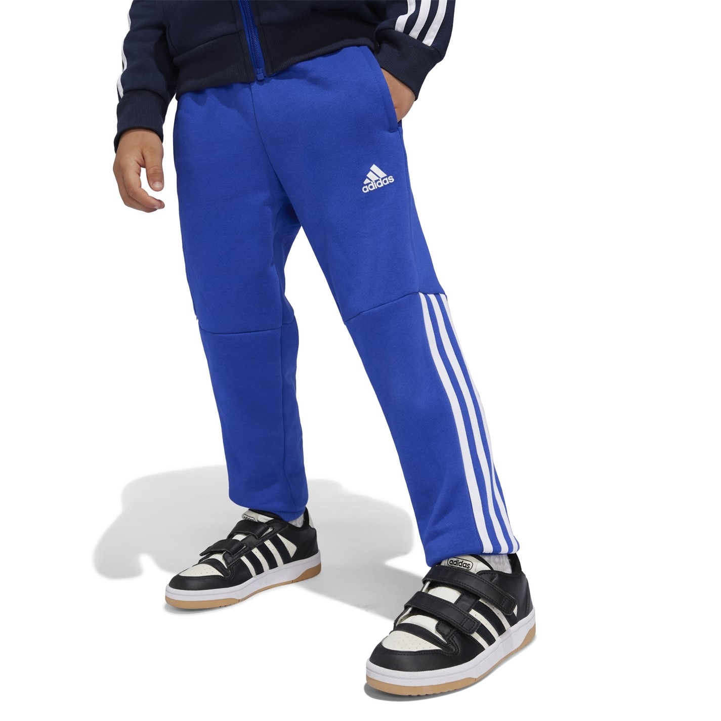 Trening adidas Tiberio Colorblock pentru Copii albastru gri