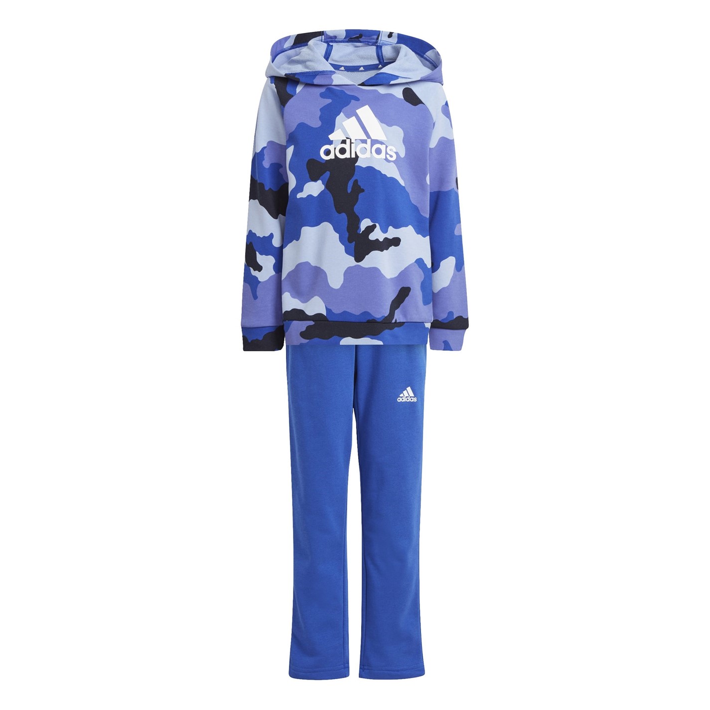 Set Hanorac adidas Essentials Allover Print pentru Copii albastru alb