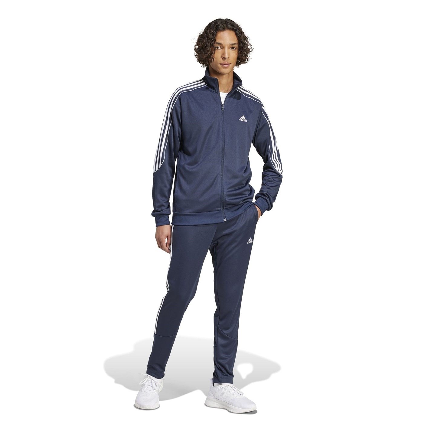 Treninguri adidas Sportswear 3-Stripes Doubleknit pentru Barbati legend albastru