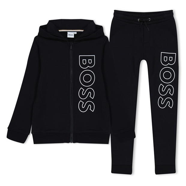 Treninguri Boss Big Logo pentru baietei negru 09b