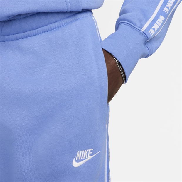 Treninguri Nike Club Fleece imprimeu Graphic cu gluga pentru Barbati polar alb