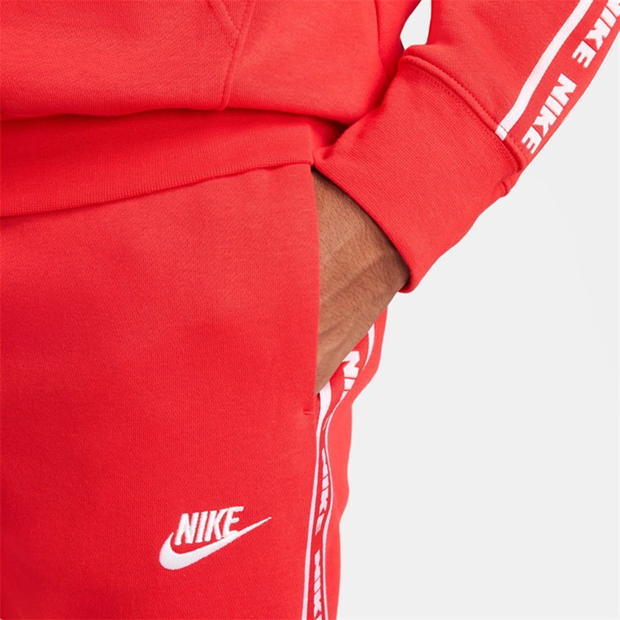 Treninguri Nike Club Fleece imprimeu Graphic cu gluga pentru Barbati uni rosu alb