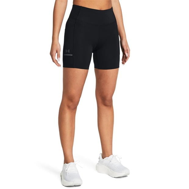 Treninguri Under ARMOUR Ua Launch Half Tight Short pentru femei negru reflect