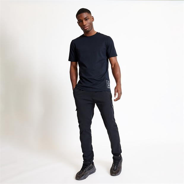 Tricou 11 Degrees Pique negru