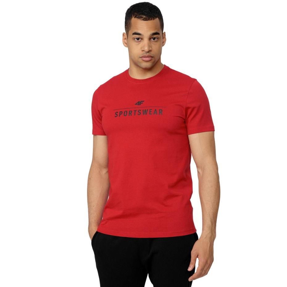 Tricou 4F rosu H4Z22 TSM354 62S barbati