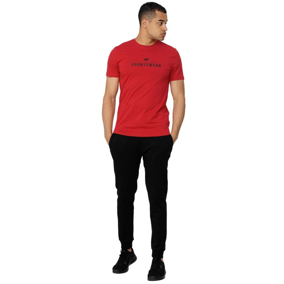 Tricou 4F rosu H4Z22 TSM354 62S barbati