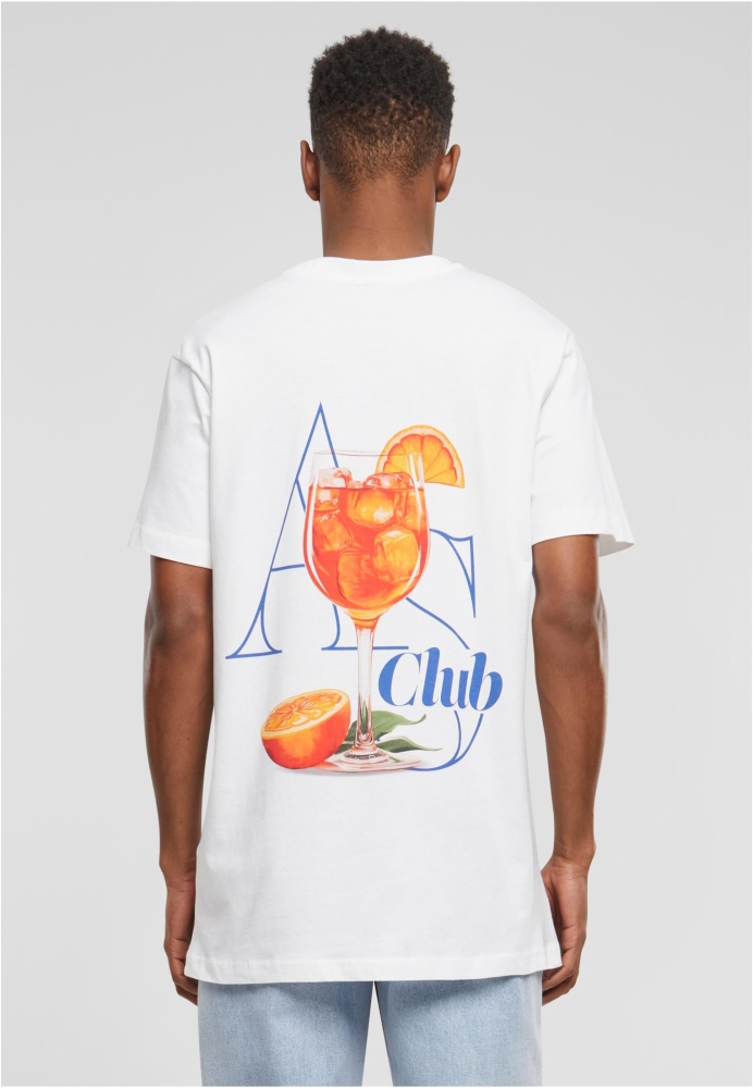 Tricou A S Club alb Mister Tee