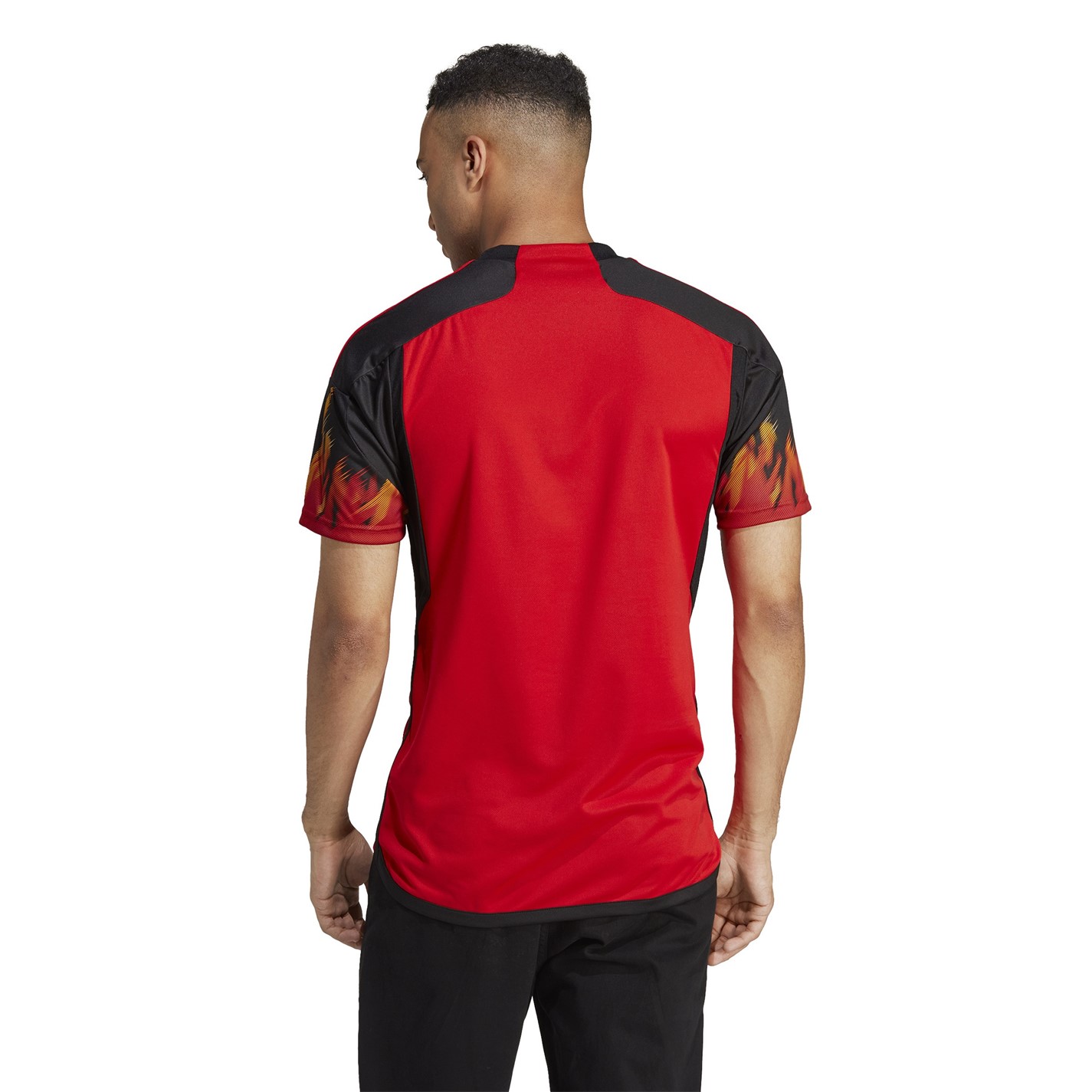 Tricou Acasa adidas Belgia 2022 pentru adulti rosu negru