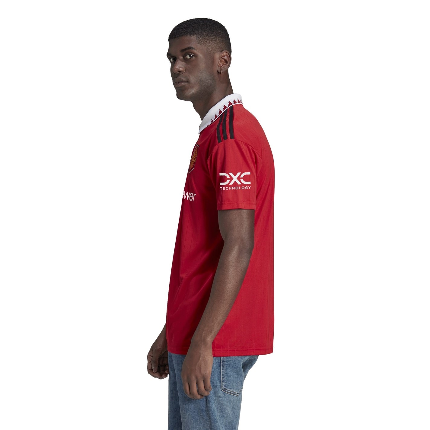 Tricou Acasa adidas Manchester United FC 2022/2023 pentru Barbati rosu