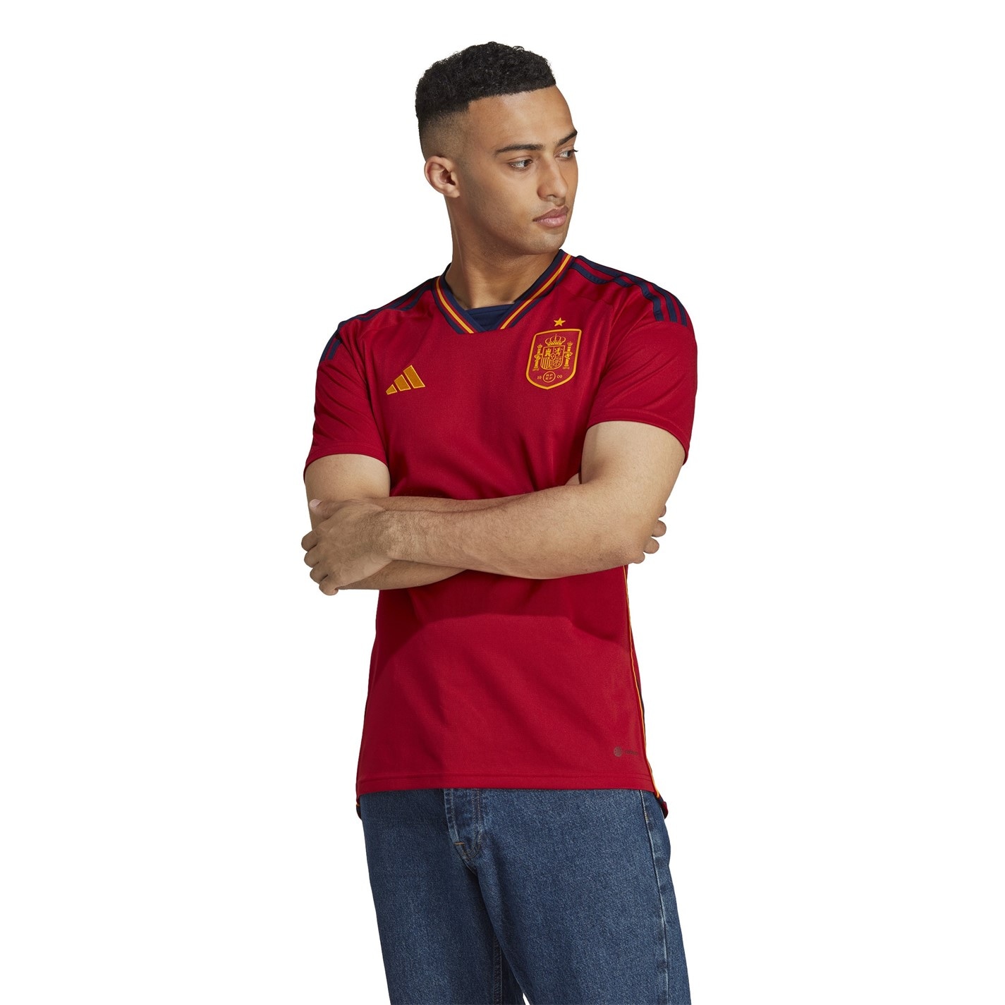 Tricou Acasa adidas Spania 2022 pentru adulti rosu albastru