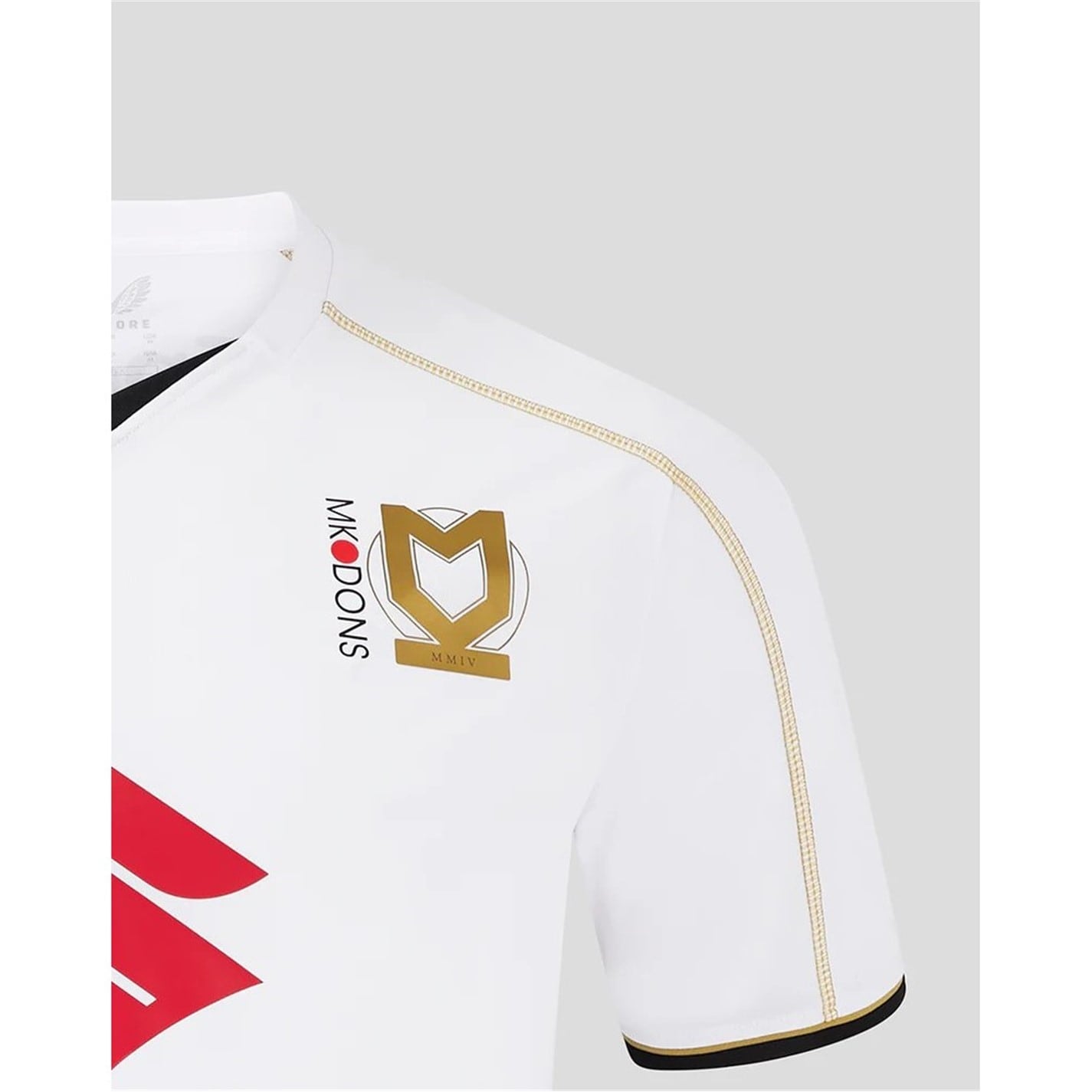 Tricou Acasa Castore MK Dons 2024 2025 pentru adulti alb