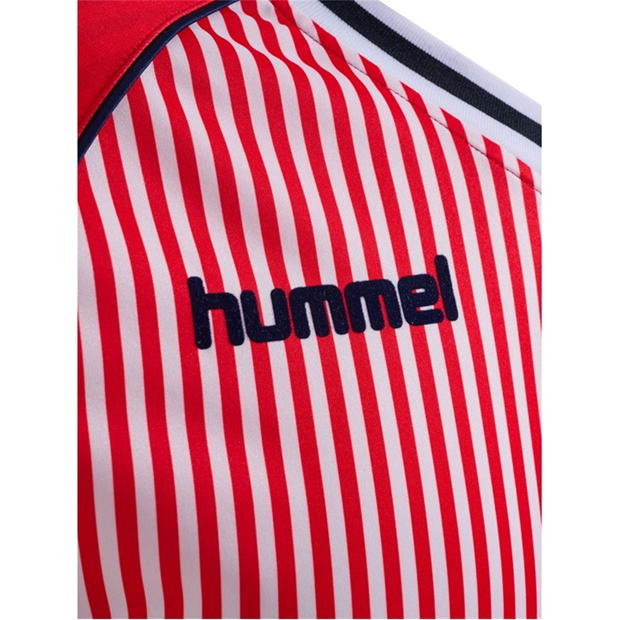 Tricou Acasa Hummel Denmark 1986 Retro pentru adulti rosu alb