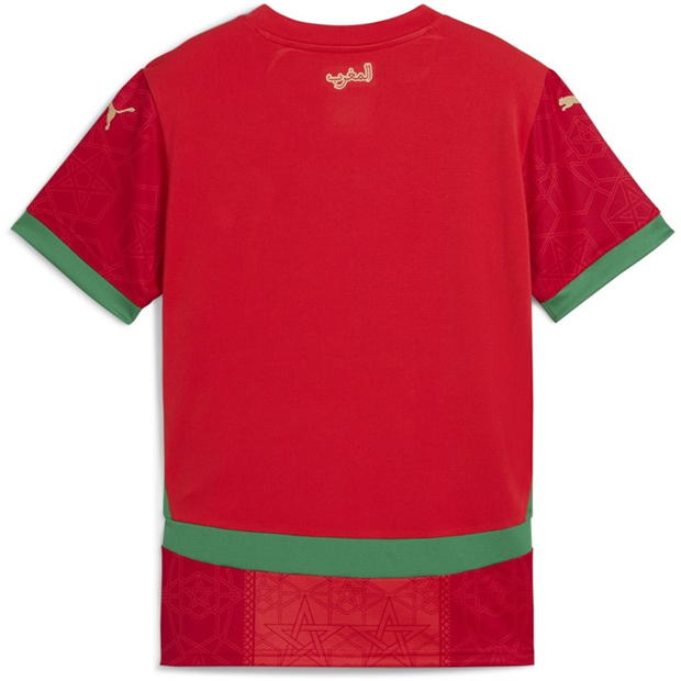 Tricou Acasa Puma Morocco 2025 Juniors rosu verde