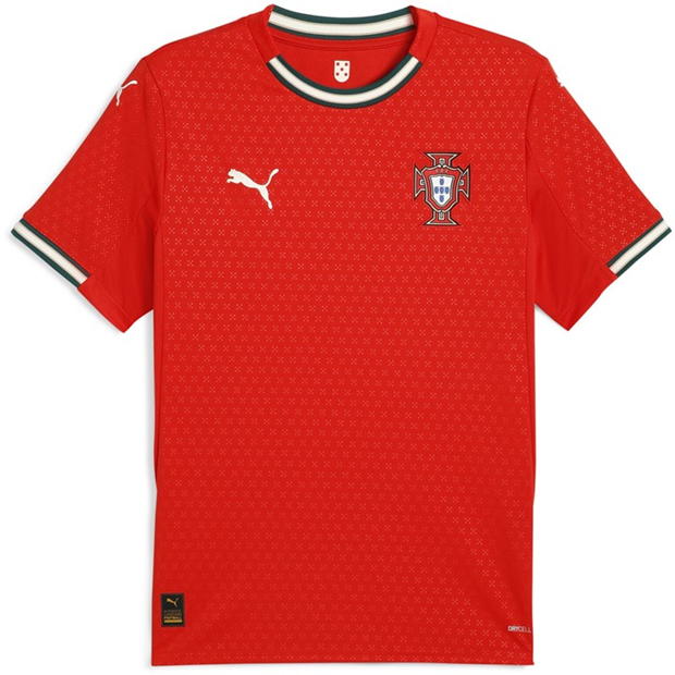 Tricou Acasa Puma Portugalia 2025 pentru adulti rosu galben