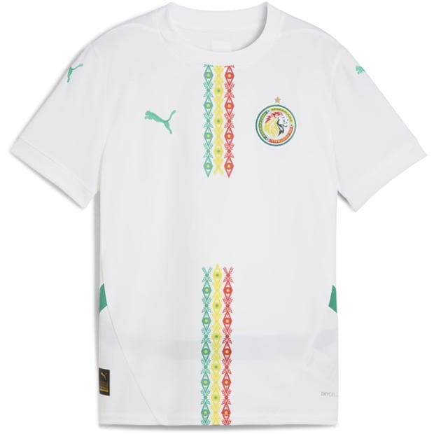 Tricou Acasa Puma Senegal 2025 Juniors alb verde